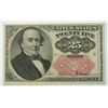 Image 1 : 1874 TWENTY FIVE CENT US FRACTIONAL NOTE AU/CU