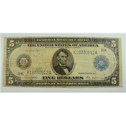 1914 $5 FEDERAL RESERVE NOTE