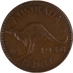 1946 Australian KGVI Penny