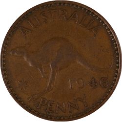 1946 Australian KGVI Penny