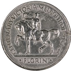 1934-35 Melbourne Centenary Florin