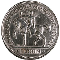 1934-35 Melbourne Centenary Florin