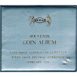 Hendo Souvenir Coin Album Australian 1st and Last Currency Set