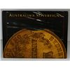 Image 1 : Perth Mint History of Australian Sovereign Book and Gold Coin