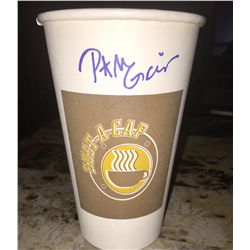 Jackie Brown props signed by Pam Grier