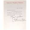 Image 1 : Katharine Hepburn typed letter