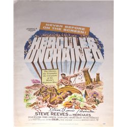 Hercules Unchained signed window card