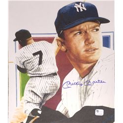 Mickey Mantle signed 8x10