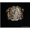 Image 1 : Jack Bly Sterling & Gold Overlay Eagle Ring