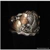 Image 9 : Jack Bly Sterling & Gold Overlay Eagle Ring