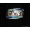 Image 1 : Sterling Petroglyph & Inlay Ring