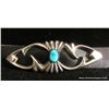 Image 2 : Sterling & Turquoise Black Leather Belt