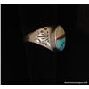 Image 7 : Oval Inlay of Opal, Turquoise and Coral Ring