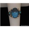 Image 1 : Sterling, Spinel and Turquoise Ring