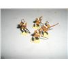Image 1 : VINTAGE TOY SOLDIERS 4 TOTAL AFRICAN SOLDIERS *HAND PAINTED & PLASTIC*!! TOY SOLDIERS CAME OUT OF ES