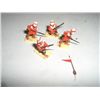 Image 1 : VINTAGE TOY SOLDIERS 4 + 1 FLAG TOTAL AFRICAN SOLDIERS *HAND PAINTED & PLASTIC*!! TOY SOLDIERS CAME