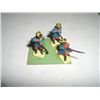 Image 1 : VINTAGE TOY SOLDIERS 3 TOTAL *HAND PAINTED & PLASTIC* THEY ARE GLUED TO CARD!! TOY SOLDIERS CAME OUT