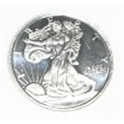 SILVER WALKING LIBERTY HEAD 1/10oz .999 FINE SILVER *MS HIGH GRADE*!! WALKING LIBERTY CAME OUT OF SA