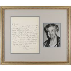 Eleanor Roosevelt Autograph Letter Signed