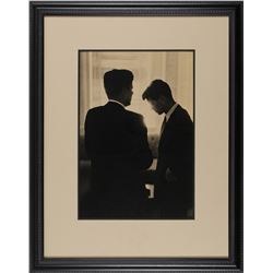 John and Robert Kennedy Photograph by Jacques Lowe