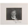 Image 1 : John F. Kennedy: Jamie Wyeth Signed Photograph