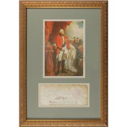 King George III Signature