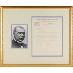 Booker T. Washington Typed Letter Signed