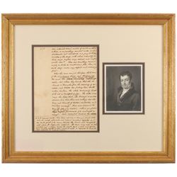 Washington Irving Autograph Manuscript