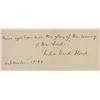 Image 2 : Julia Ward Howe Autograph Quote Signed