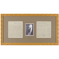 H. P. Lovecraft Autograph Letter Signed