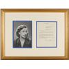 Image 1 : Lillian Hellman Typed Letter Signed