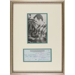 Jack Kerouac Signed Check