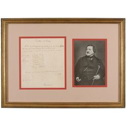 Gioacchino Rossini Autograph Letter Signed