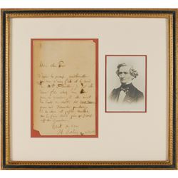 Hector Berlioz Autograph Letter Signed