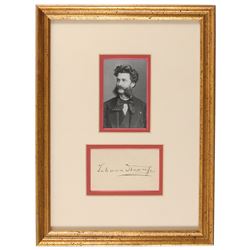 Johann Strauss, Jr. Signature