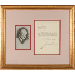 Jean Sibelius Typed Letter Signed