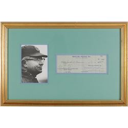 Vince Lombardi Signed Check