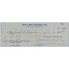 Image 2 : Vince Lombardi Signed Check