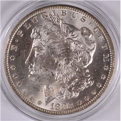 1883-O MORGAN SILVER DOLLAR, MS-63+  ORIGINAL