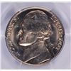 Image 2 : 1964-D JEFFERSON NICKEL, PCGS MS-66  TOP POP NONE HIGHER