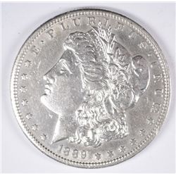 1889-S MORGAN DOLLAR AU
