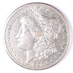 1892-CC MORGAN DOLLAR XF/AU