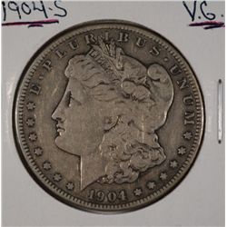 1904-S MORGAN DOLLAR VG