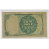 Image 2 : 1874 TWENTY FIVE CENT US FRACTIONAL CURRENCY VF/XF