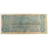 Image 2 : 1864 $5 CONFEDERATE STATES OF AMERICA NOTE XF/AU