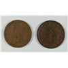 Image 1 : 1838 & 1848 LARGE CENTS