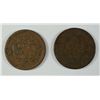 Image 2 : 1838 & 1848 LARGE CENTS