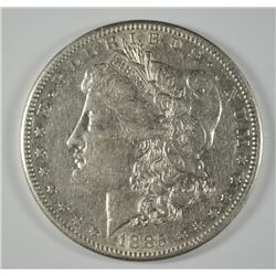 1885-S MORGAN DOLLAR AU