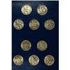 Image 3 : 1941-1947 SHORT SET OF WALKING LIBERTY HALF DOLLARS ALL CH BU W/WHITMAN ALBUM