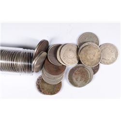ROLL OF 1890 V-NICKELS FILLERS